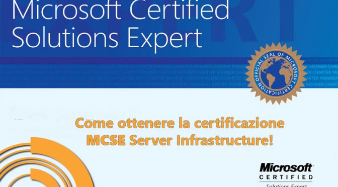 Certificazione MCSE Server Infrastructure: esami e formazione
